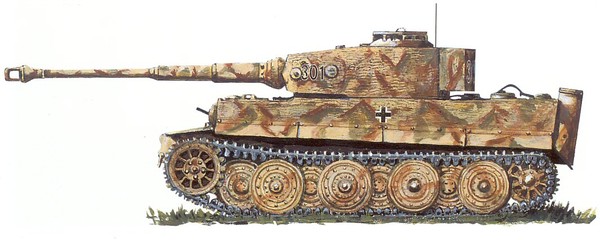 Tiger I 503rd Heavy Tank Battalion number 301 (1)