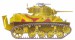Легкий танк М5А1. 4-й танковый батальон морской пехоты США. Атолл Рой-Намюр, февраль 1944 год
